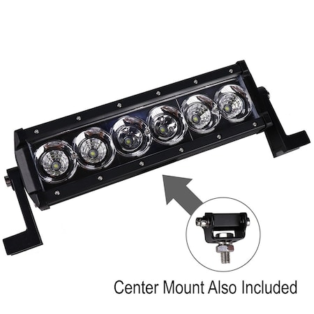 Aic Replacement Parts 10-1/2 Flood Beam LED Light Bar, 4800 Lumens 8302307-HYC
